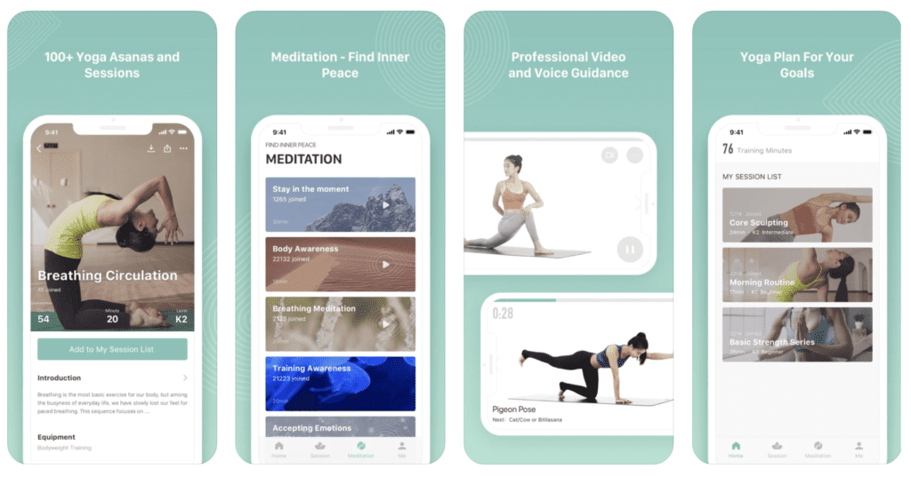 Keep Yoga 1 瑜珈App,瑜伽App,瑜珈軟體,在家瑜珈,在家運動,免費瑜珈