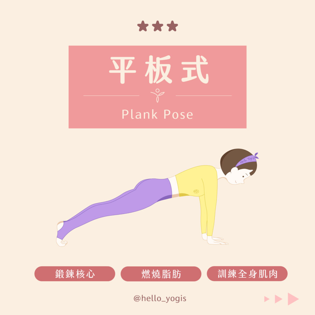 瑜珈體式教學｜「平板式」你能撐多久？簡單高效的核心訓練，瑜珈平板支撐幫你全身燃脂！ - Hello Yogis