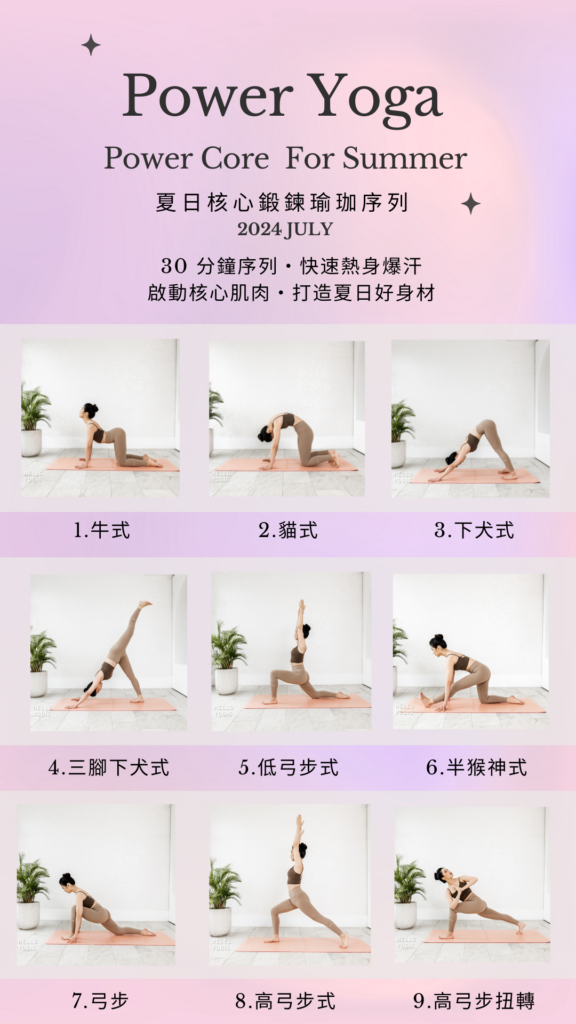 1 力量瑜珈, 核心鍛鍊