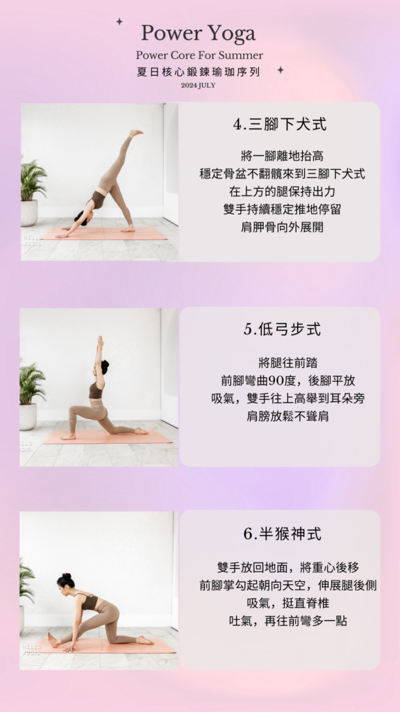 4 力量瑜珈, 核心鍛鍊
