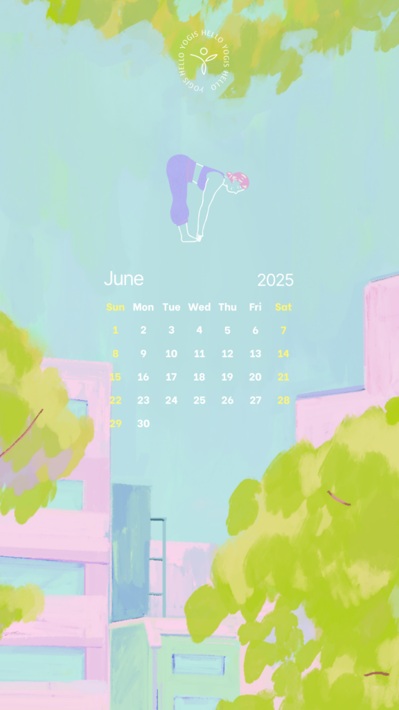 HelloYogis 12個月桌布6