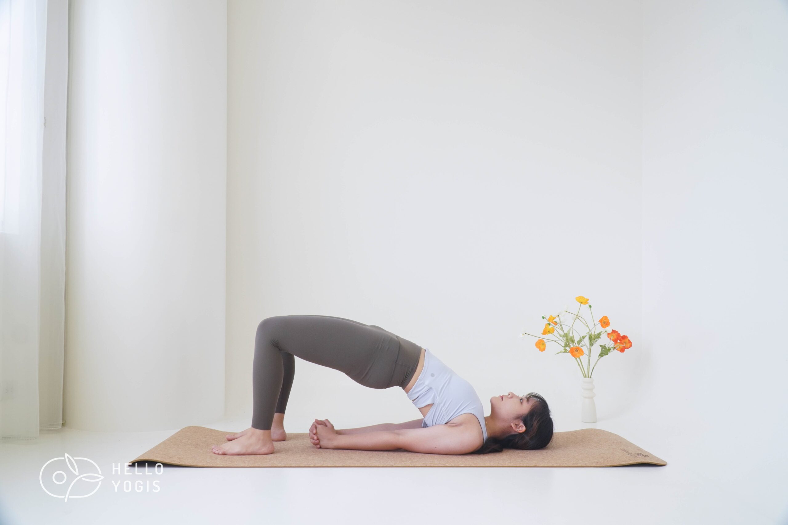Bridge Pose1 scaled 腸躁症改善,陳躁症瑜珈,腸躁症瑜珈動作,緩解腸躁症,IBS