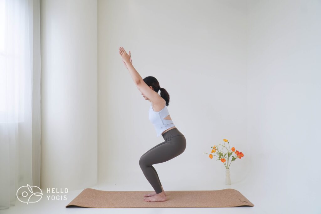 Chair Pose 梨形身材瑜珈,梨形身材,梨形身材定義,梨形身材改善,梨形身材原因